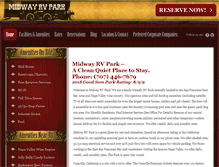 Tablet Screenshot of midwayrvpark.com